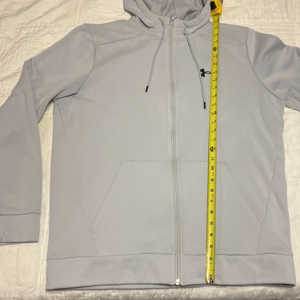 Under Armour. L. Zip Up. Silver. - Picture 4 of 5